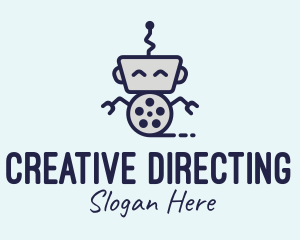 Directing - Movie Film Robot logo design