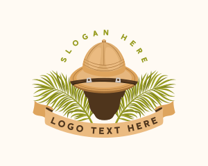 Hat - Safari Pith Helmet logo design