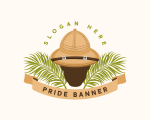 Safari Pith Helmet logo design