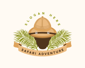 Safari Pith Helmet logo design