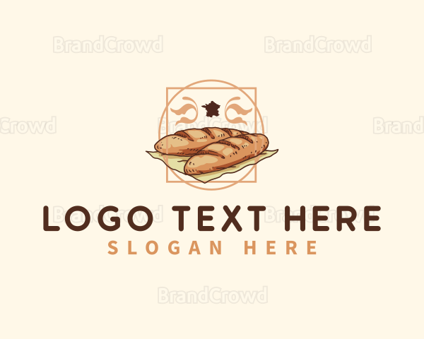 France Bread Baguette Logo