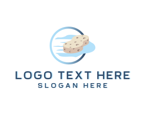 Cleaning Products - Sponge Wipe Cleaning logo design
