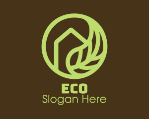 Green Leaf House logo design