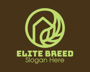 Green Leaf House logo design