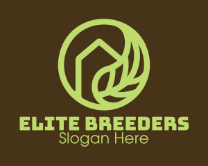 Green Leaf House logo design