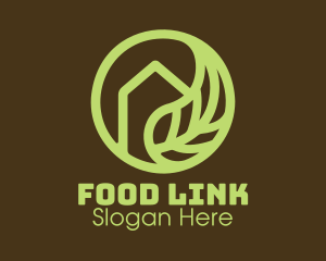 Green Leaf House logo design