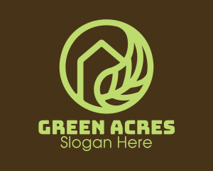 Green Leaf House logo design