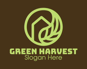 Cultivation - Green Leaf House logo design