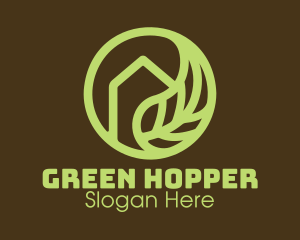 Green Leaf House logo design