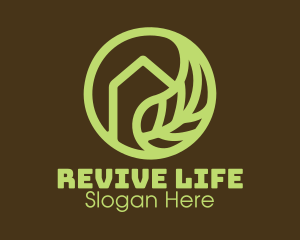 Rehabilitation - Green Leaf House logo design