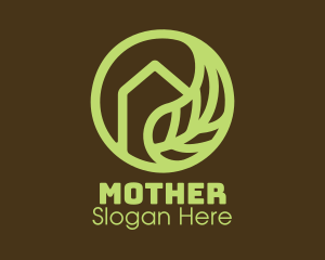 Green Leaf House logo design