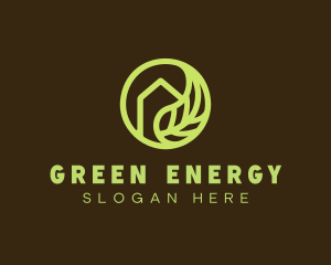 Green Leaf Home logo design