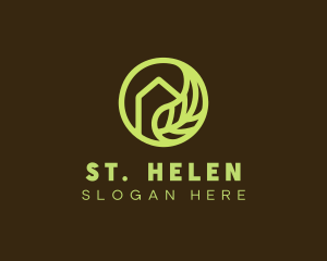 Green Leaf Home logo design