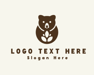 Natural - Bear Nature Conservation logo design