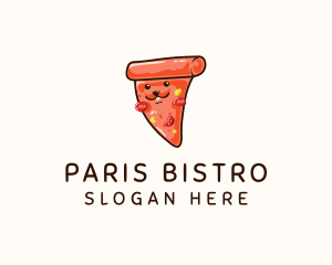 Rabbit Pizza Slice logo design