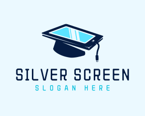 Graduate - Digital Tablet Education logo design