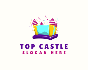 Inflatable Playground Castle  logo design