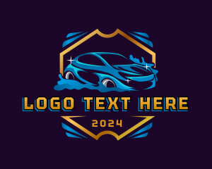 Car Wash - Premium Car Wash logo design