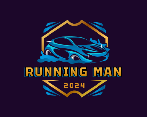 Race - Premium Car Wash logo design