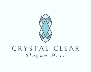 Crystal - Diamond Crystal Gem logo design