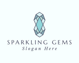 Diamond Crystal Gem logo design