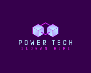 Interlinked Tech Cube Logo