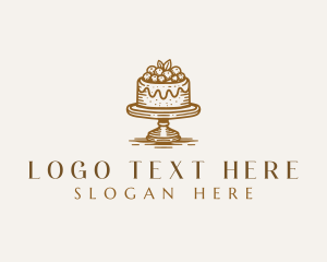 Sweet Wedding Cake Logo