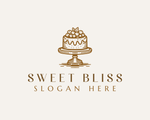 Sweet Wedding Cake logo design