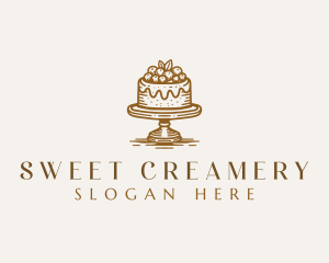 Sweet Wedding Cake logo design