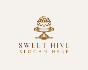 Sweet Wedding Cake logo design