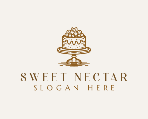 Sweet Wedding Cake logo design