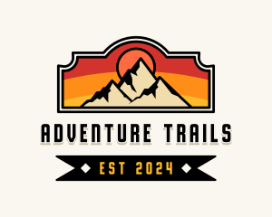 Mountain Peak Hiker logo design