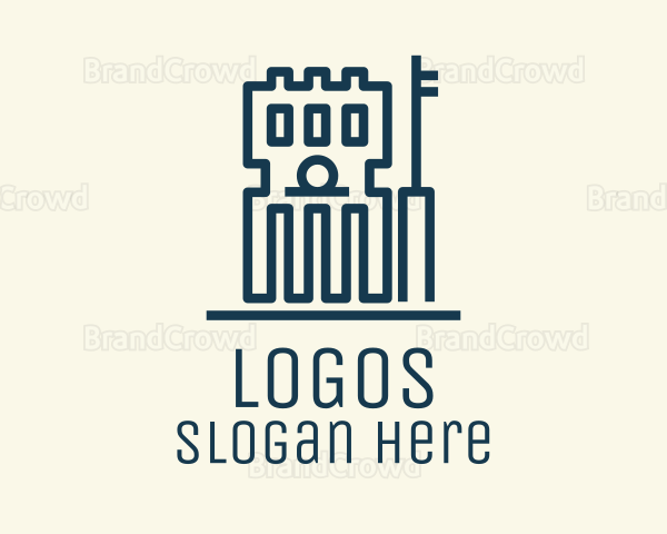 Simple Government Building Logo