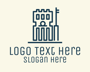 Simple - Simple Government Building logo design