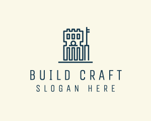 Simple Government Building logo design