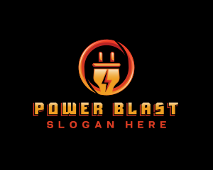 Electric Plug Power logo design