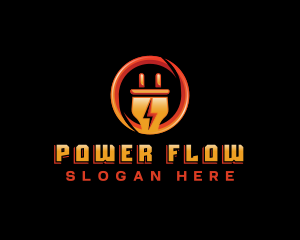 Electric Plug Power logo design