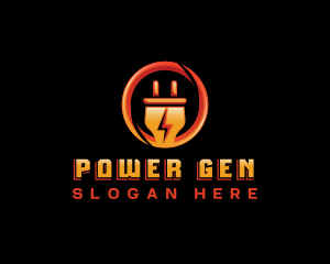 Electric Plug Power logo design