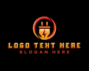Technician - Electric Plug Power logo design