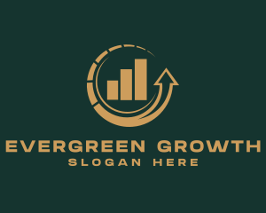 Investment Chart Arrow logo design