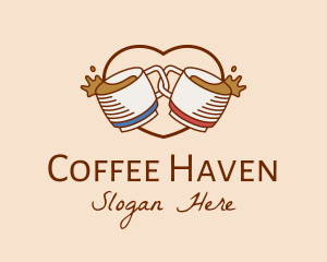 Cafe - Love Cafe Drinks logo design
