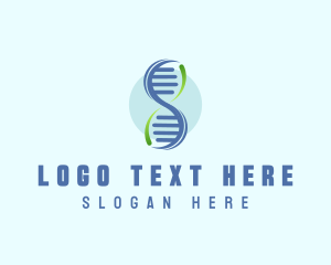 Molecule - Natural DNA Biology logo design