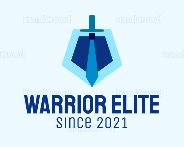Sword Suit Tie Logo