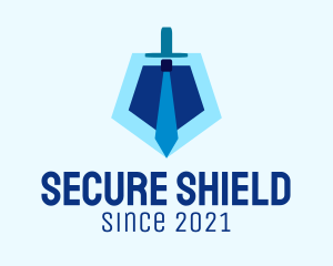 Safeguard - Sword Suit Tie logo design