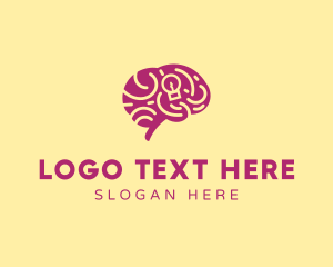 Thinker - Idea Brain Intelligence logo design