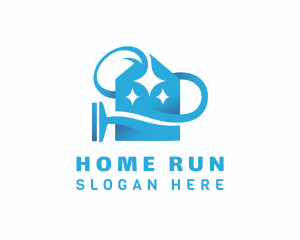 Home Vacuum Cleaning  logo design