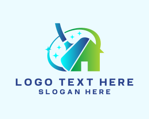 Cleaning Services - Home Vacuum Cleaner logo design