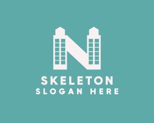 Urban Skyscraper Tower Logo