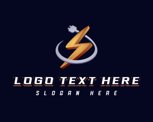 Thunderbolt Electrical Energy logo design