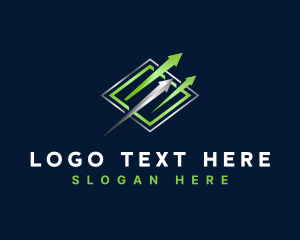 Logistics - Arrow Exchange Trading logo design